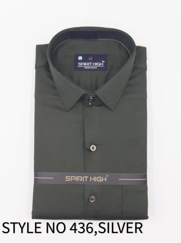 Green_Cotton_Lycra_Formal_Shirt_For_Men