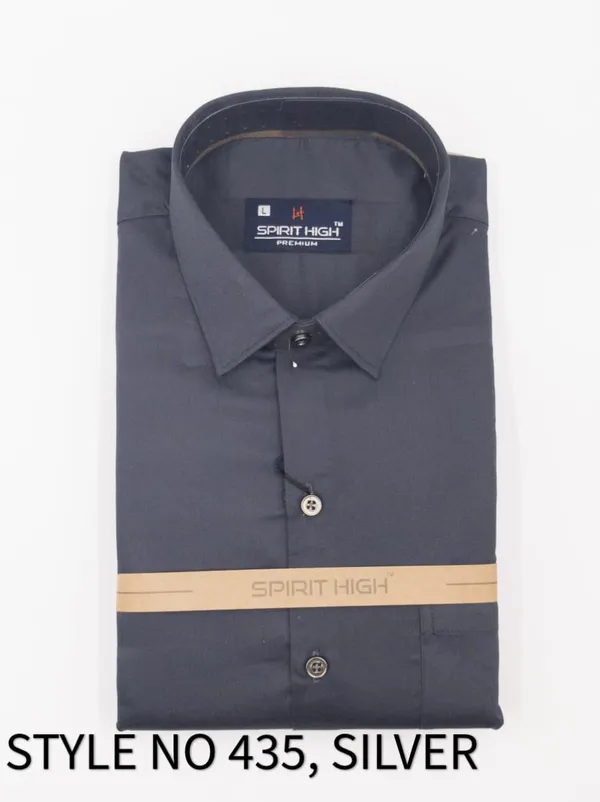 Dark_Grey_Cotton_Lycra_Formal_Shirt_For_Men