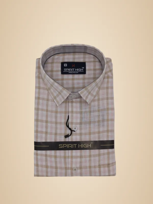 Beige_Cotton_Blend_Formal_Shirt_For_Men