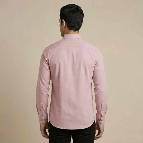 Pink_Cotton_Lycra_Formal_Shirt_For_Men