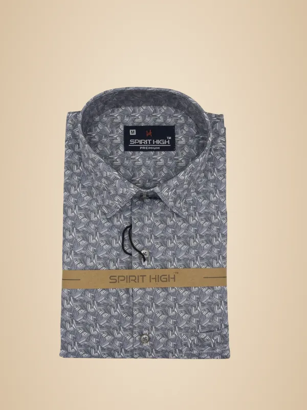 Grey_Cotton_Blend_Formal_Shirt_For_Men