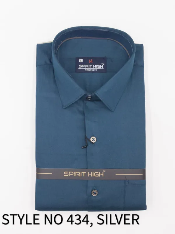 Teal_Blue_Cotton_Lycra_Formal_Shirt_For_Men