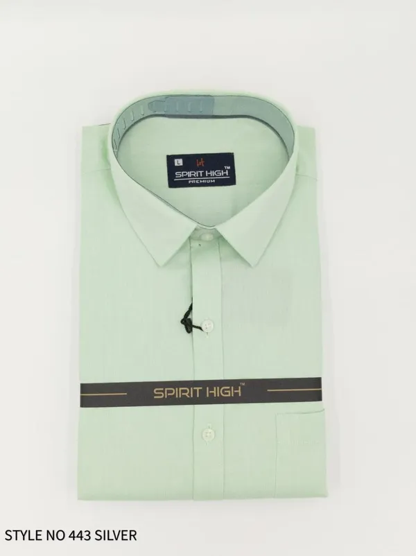 Light_Green_100%_Cotton_Formal_Shirt_For_Men