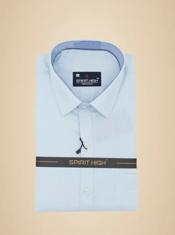 Sky_Blue_100%_Cotton_Formal_Shirt_For_Men