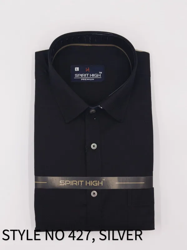 Black_100%_Cotton_Formal_Shirt_For_Men