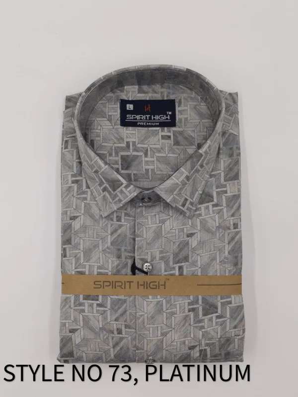 Grey_Cotton_Lycra_Formal_Shirt_For_Men
