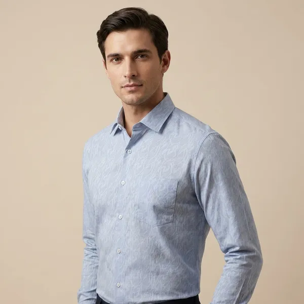 Sky_Blue_Cotton_Blend_Formal_Shirt_For_Men