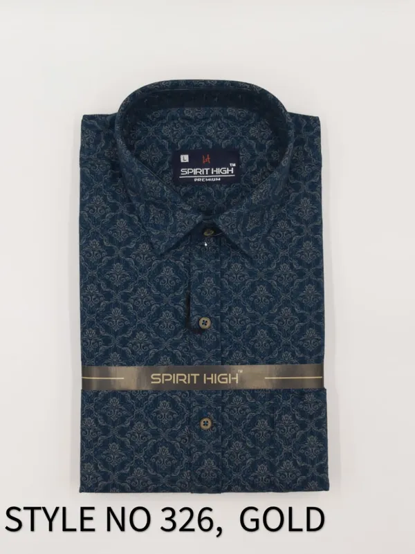Deep_Teal_100%_Cotton_Formal_Shirt_For_Men