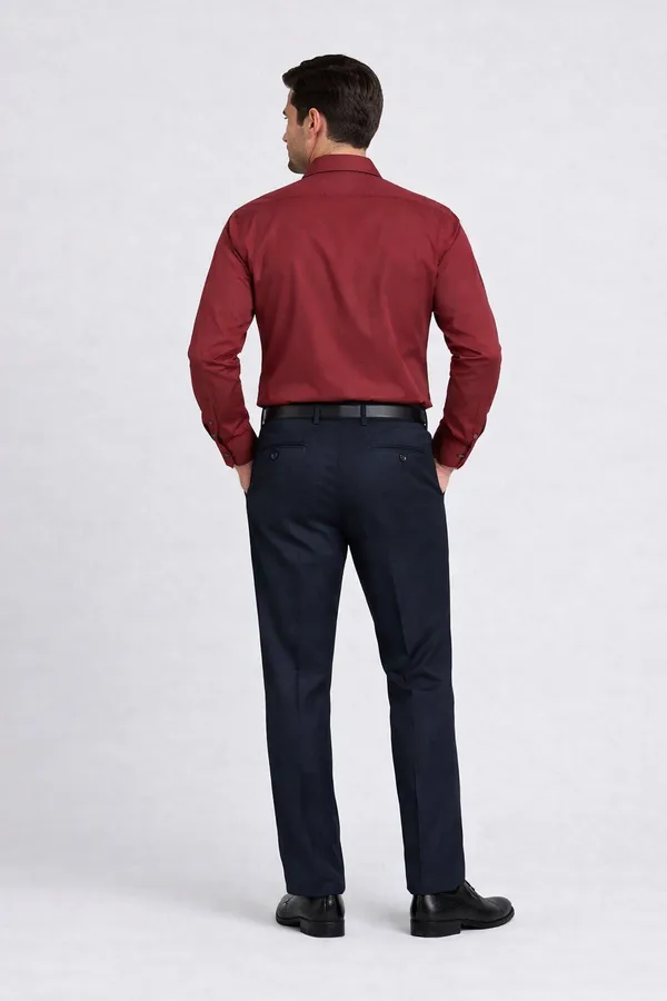 Maroon_Cotton_Satin_Blend_Formal_Shirt_For_Men