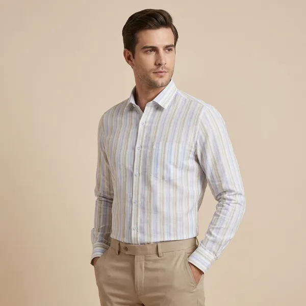 Multicolour_Cotton_Blend_Formal_Shirt_For_Men