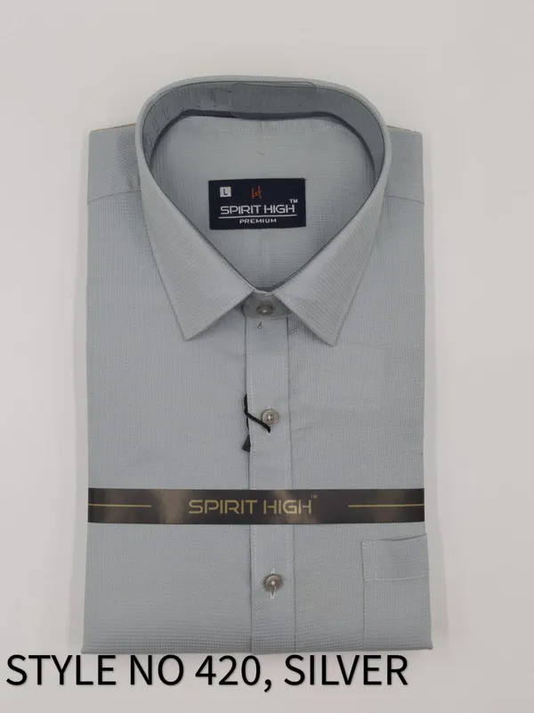 Grey_100%_Cotton_Formal_Shirt_For_Men
