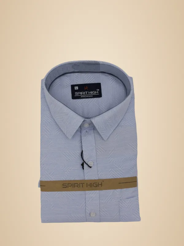 Blue_Cotton_Lycra_Formal_Shirt_For_Men