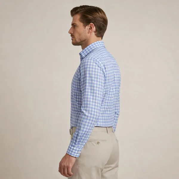Blue_Cotton_Blend_Formal_Shirt_For_Men