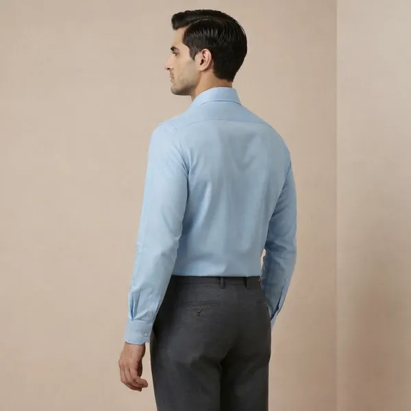 Sky_Blue_Cotton_Blend_Formal_Shirt_For_Men