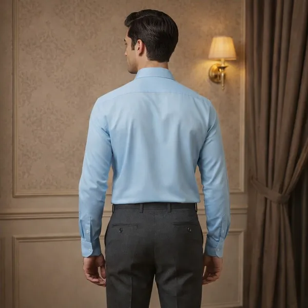 Sky_Blue_Cotton_Blend_Formal_Shirt_For_Men