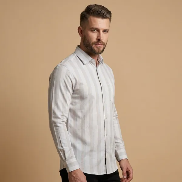 White_Cotton_Blend_Formal_Shirt_For_Men