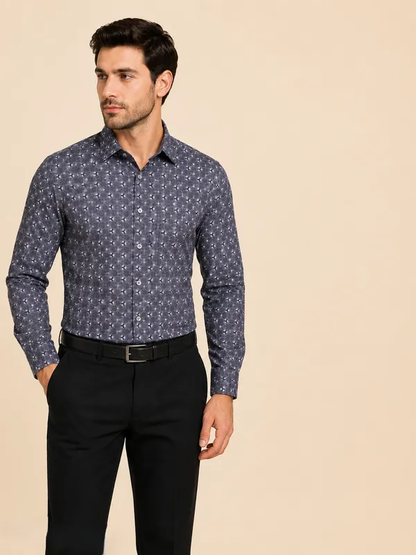 Grey_Pure_Satin_Cotton_Formal_Shirt_For_Men