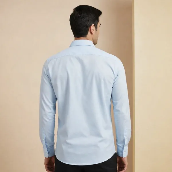 Sky_Blue_100%_Cotton_Formal_Shirt_For_Men