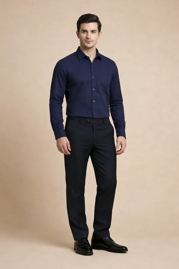 Navy_Blue_Cotton_Satin_Blend_Formal_Shirt_For_Men