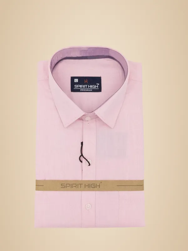 Pink_Cotton_Blend_Formal_Shirt_For_Men