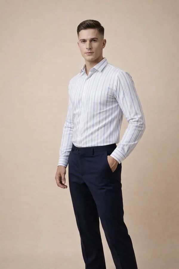 White_100%_Cotton_Formal_Shirt_For_Men