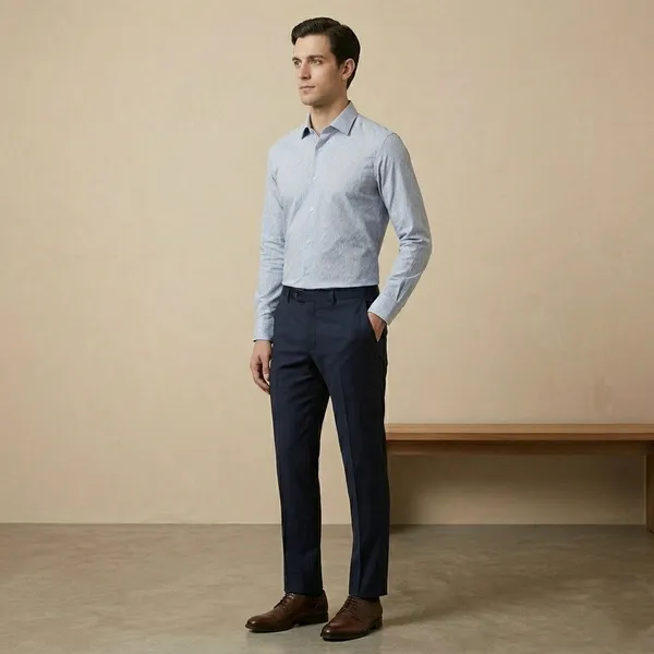 Sky_Blue_Cotton_Blend_Formal_Shirt_For_Men