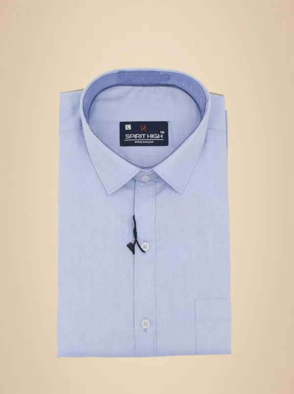 Sky_Blue_Cotton_Blend_Formal_Shirt_For_Men