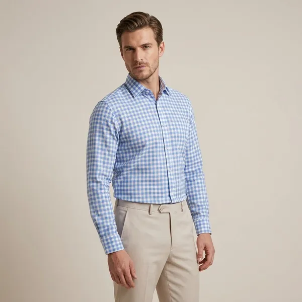 Blue_Cotton_Blend_Formal_Shirt_For_Men