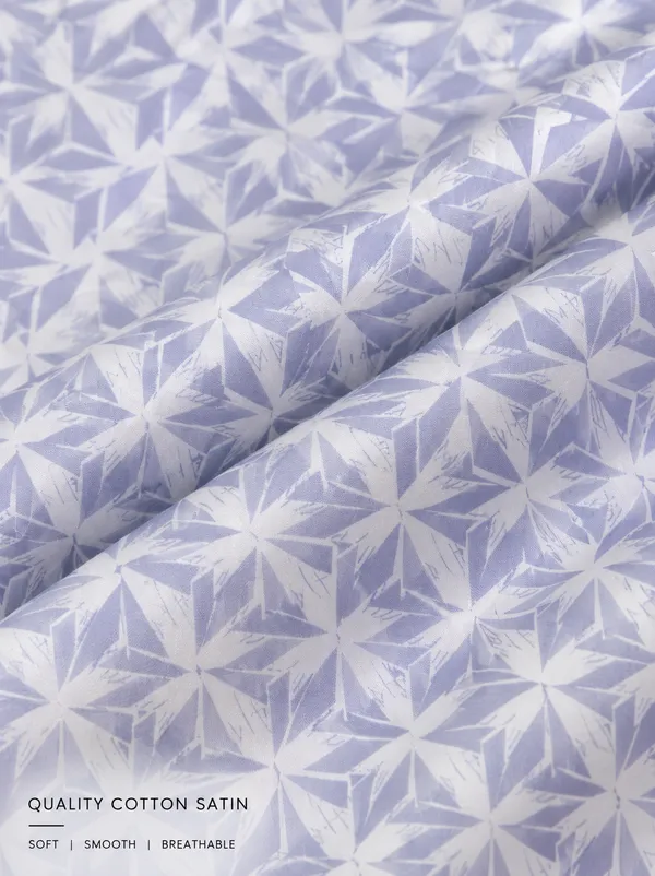 Lavender_Geometric_Print_Regular_Fit_Shirt_For_Men