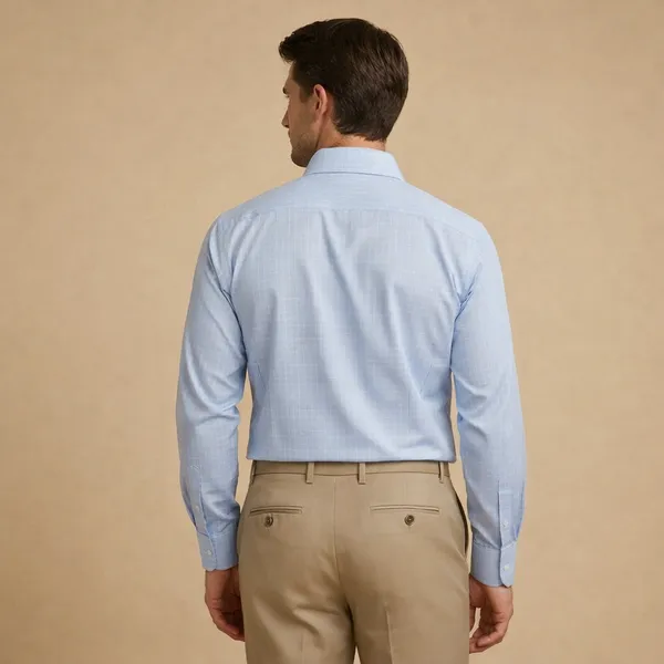 Light_Blue_Cotton_Blend_Formal_Shirt_For_Men