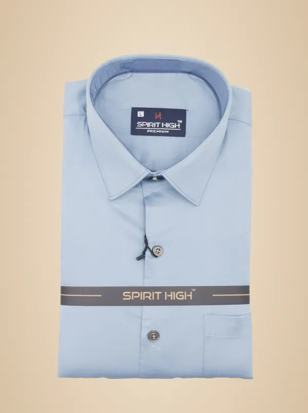 Ice_Blue_Cotton_Jacquard_Formal_Shirt_For_Men
