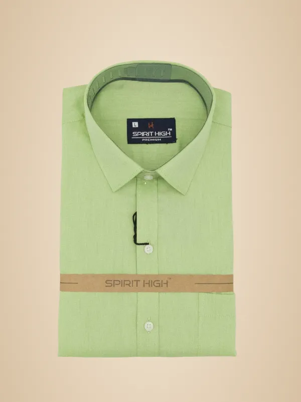 Pista_Green_Cotton_Blend_Formal_Shirt_For_Men