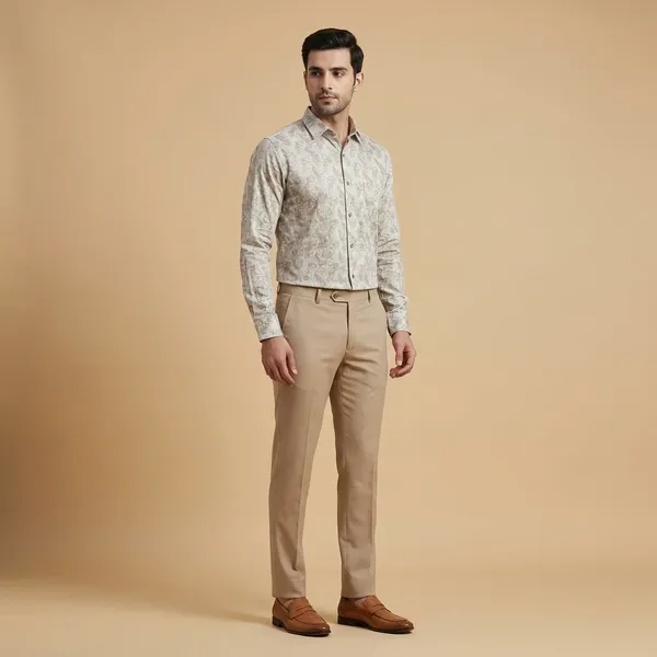 Green_100%_Cotton_Formal_Shirt_For_Men