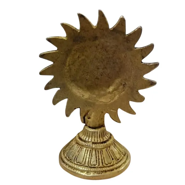 Sjl_Antique_Brass_Surya_Murti_With_Stand_Sun_Stand_Nazar_Battu_Home_Office_Decor_Decorative_Showpiece_9_Cm_Brass_Gold
