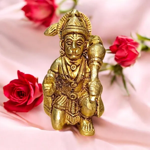 Lord_Hanuman_Ji_Murti_Statue_Handcrafted_Showpiece_For_Pooja_Gift_Living_Room_Decorative_Showpiece_8_Cm_Brass_Gold
