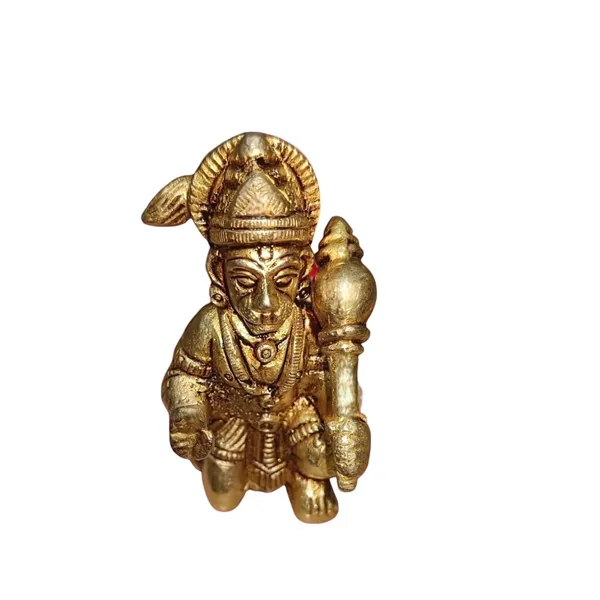 Lord_Hanuman_Ji_Murti_Statue_Handcrafted_Showpiece_For_Pooja_Gift_Living_Room_Decorative_Showpiece_8_Cm_Brass_Gold