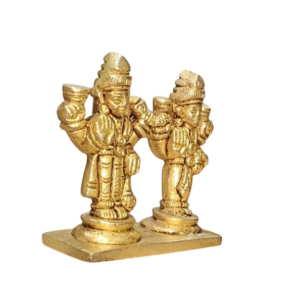 Sjl_Antique_Design_Lakshmi_Narayan_Pair_Vishnu_With_Laxmi_Idol_Murti_Statue_Sculpture_Decor_Decorative_Showpiece_11_Cm_Brass_Gold