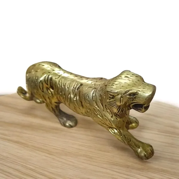 Sjl_Brass_Handcrafted_Tiger_Panther_Sher_Statue_Animal_Figurine_Showpiece_For_Home_Office_Table_Decor_Decorative_Showpiece_9_Cm