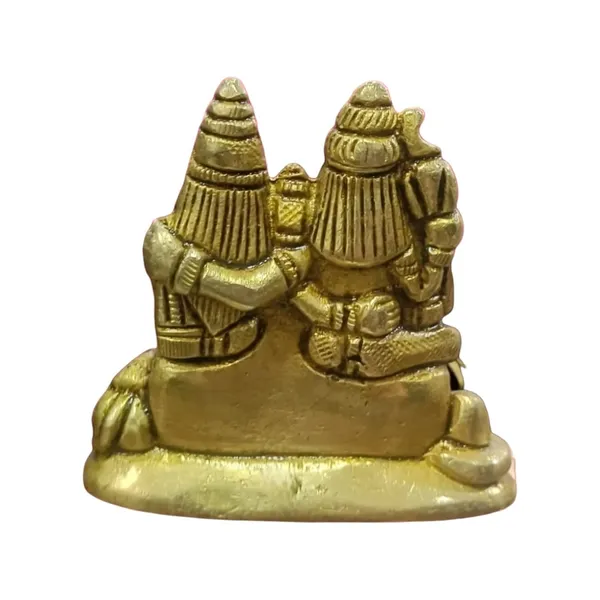 Sjl_Brass_Made_Hand_Crafted_Shiv_Parivaar_Idol_Murti_For_Home_And_Office_Decorative_Showpiece_6_Cm_Brass_Gold