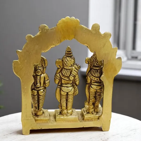 Shri_Ram_Darbar_With_Hanuman_Ji_Statue_Decorative_Showpiece_11.43_Cm_Brass_Gold