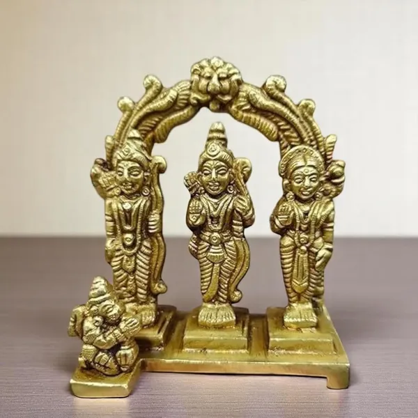 Shri_Ram_Darbar_With_Hanuman_Ji_Statue_Decorative_Showpiece_11.43_Cm_Brass_Gold