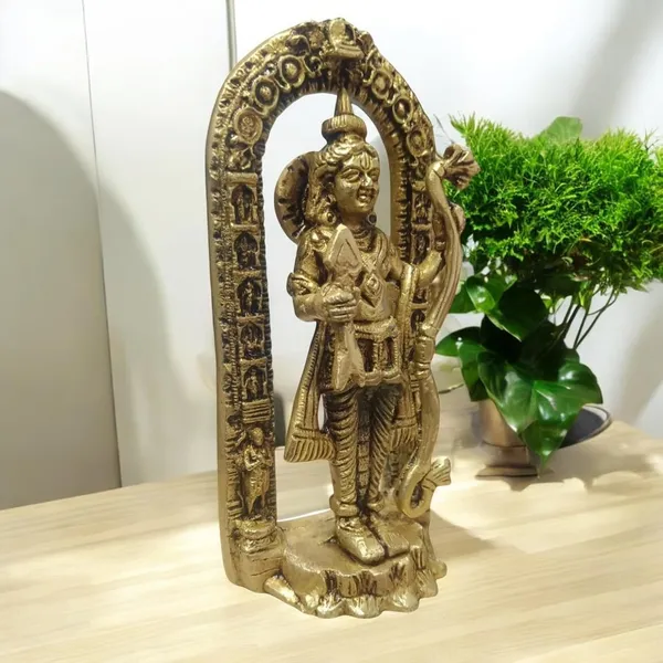 Sjl_Ram_Darbar_Statue_Easter_Decor_Carved_Ram_Darbar_Murti_With_Prabhavali_Arch_For_Home_Office_Mandir_Or_Gifting_Decorative_Showpiece_16_Cm_Intricately
