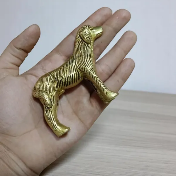 Brass_Metal_Dog_Statue_Animal_Figurine_Showpiece_Home_Decoration_Decorative_Showpiece_8_Cm_Brass_Gold