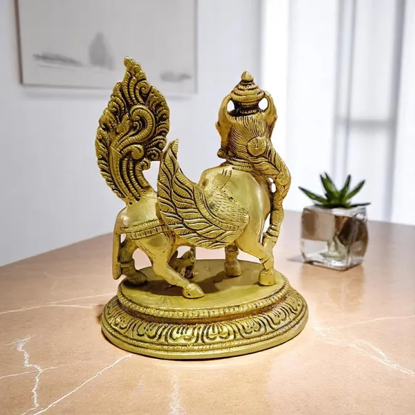Kamdhenu_Cow_Idol_Handcrafted_Statue_For_Good_Luck_Spiritual_Vastu_Home_Decorative_Showpiece_16_Cm_Brass_Gold