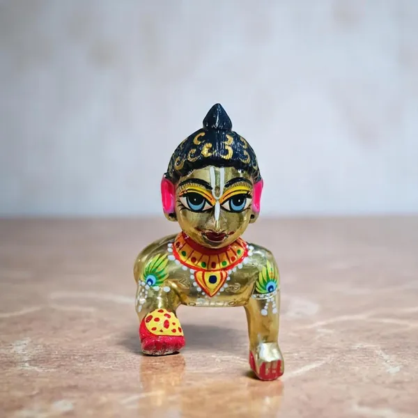Krishna_Statue_Murti_Idol_Sculpture_Makhan_Chor_Ladoo_Gopal_Baby_Decorative_Showpiece_11.5_Cm_Brass_Gold