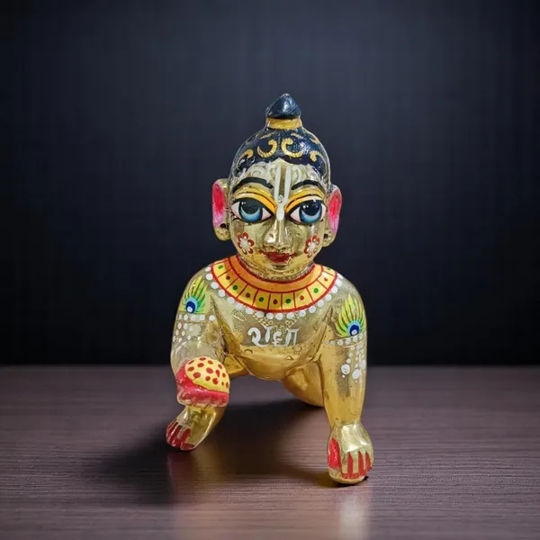 Krishna_Statue_Murti_Idol_Sculpture,_Makhan_Chor_Ladoo_Gopal_Baby_Decorative_Showpiece_-_14_Cm
