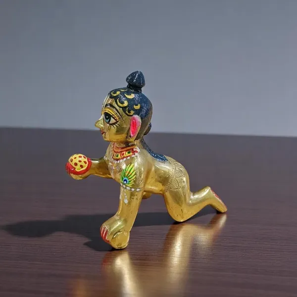 Krishna_Statue_Murti_Idol_Sculpture_Makhan_Chor_Ladoo_Gopal_Baby_Decorative_Showpiece_12_Cm_Brass_Gold