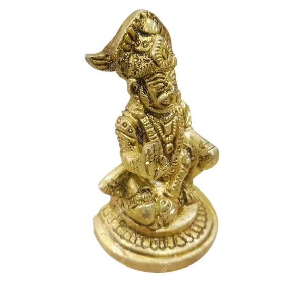 Lord_Hanuman_Ji_Murti_Statue_Handcrafted_Showpiece_For_Pooja_Gift_Living_Room_Decorative_Showpiece_9_Cm_Brass_Gold