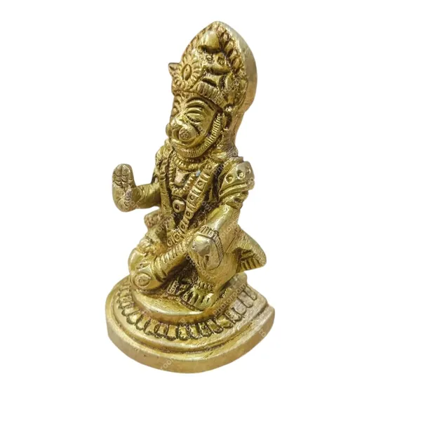 Lord_Hanuman_Ji_Murti_Statue_Handcrafted_Showpiece_For_Pooja_Gift_Living_Room_Decorative_Showpiece_9_Cm_Brass_Gold