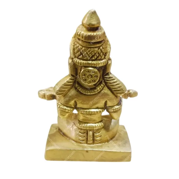 Sjl_Annapurna_Devi_Annapoorani_Idol_Statue_For_Pooja_Room_Annapurneshwari_Annada_Decorative_Showpiece_8_Cm_Brass_Gold